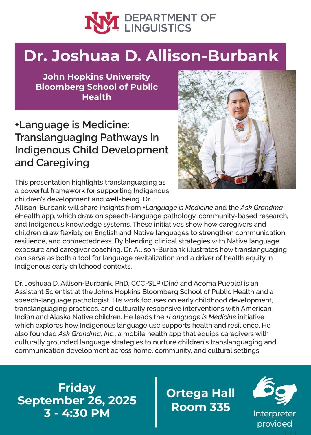 DrAllisonBurbankTalk