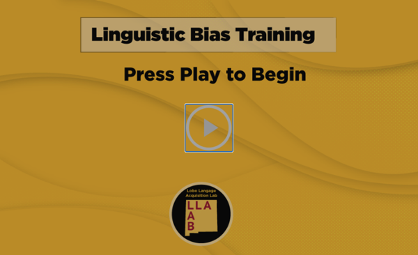 Linguistic Bias Training Thumbnail